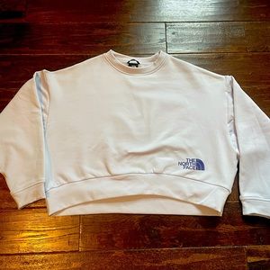 North Face cropped sweatshirt size M